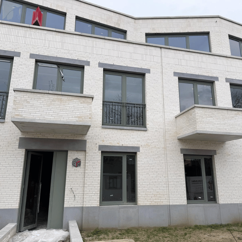 Nieuwbouw Appartementsgebouw Wommelgem — werffoto 3